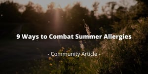9 Ways to Combat Summer Allergies